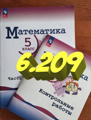 математика 5 класс номер 6.209