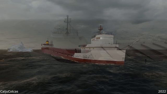 SS Edmund Fitzgerald Sinks Like Titanic смотреть онлайн