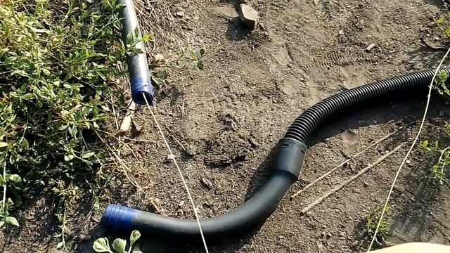 Протяжка кабеля витой пары через водопроводную трубу 75м. смотреть онлайн