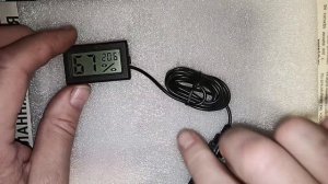 Термометр (гигрометр) цифровой с измерением температуры и влажности. Для инкубатора и теплицы.