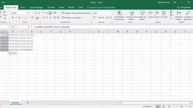 Convertendo TXT (Virgula como separador) para EXCEL смотреть онлайн