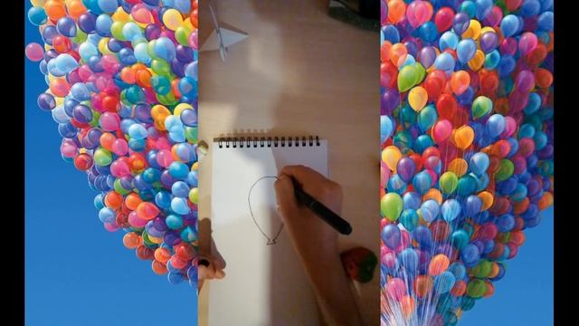 Рисуем воздушный шар смотреть онлайн