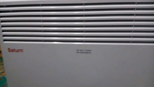 Конвекционный обогреватель Saturn ST-HT0476 Распаковка, Обзор, Как работает смотреть онлайн