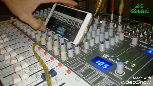 Tes Mixer SQ pro fX, karaoke gita cinta.. смотреть онлайн