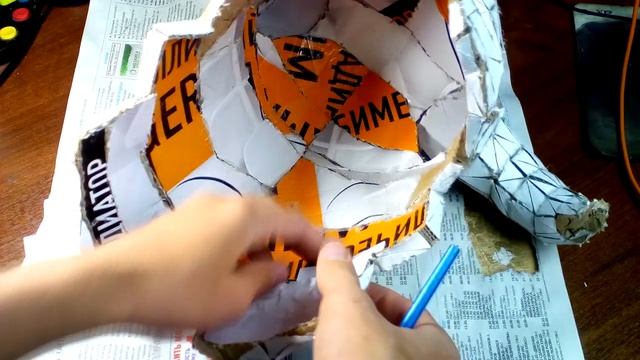 Как сделать шлем Довакина. Часть 2 - Укрепление смотреть онлайн