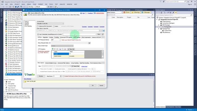 SSIS Tutorial - Get data from XML / SOAP Web Service in SSIS (Import into SQL Server) смотреть онлайн