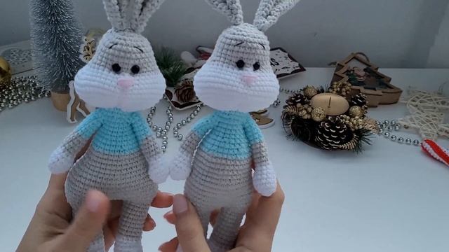 Мастер-класс Символ 2023 года - зайчик Степашка. Зайчонок крючком. Автор Екатерина Клабукова смотреть онлайн