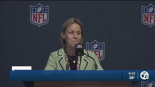 Lions' Sheila Hamp, Rod Wood react to Detroit being chosen to host 2024 NFL Draft смотреть онлайн
