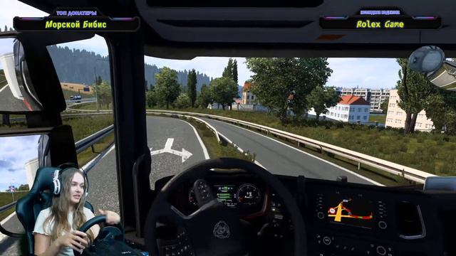 ВЕЧЕРНИЙ СТРИМ В Euro Truck Simulator 2 КОПЛЮ НА ПРИЦЕП смотреть онлайн