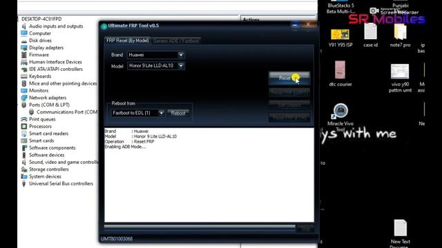 Honor 9 lite frp account unlock with UMT смотреть онлайн
