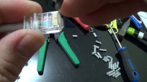Правильный обжим интернет коннектора подручными средствами! DIY, RJ45 без обжимников!