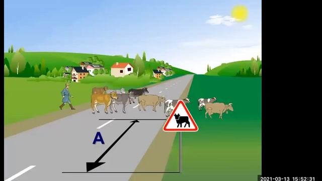 2 ТЕМА Теория Вопросы Предупреждающие знаки. смотреть онлайн