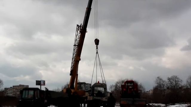 Работа автокрана Ивановец 25 тонн. смотреть онлайн