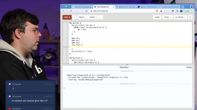 Rust Study & Office Hours - Rust for Rustaceans: Chapter 7: Macros смотреть онлайн