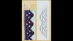 Обвязка края изделия крючком Со схемами