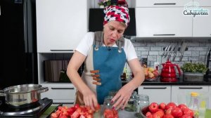 «МОЛНИЯ» - салат на зиму из помидор без стерилизации! Вкусней чем маринованные помидоры на зиму!