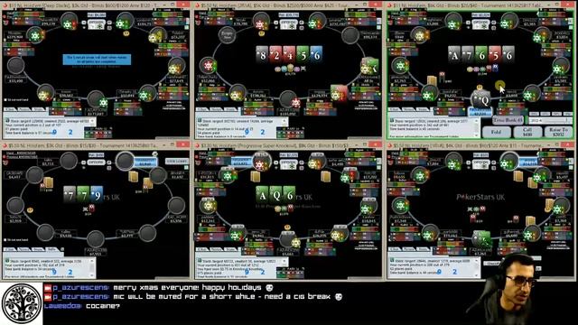 Multitabling MTTs Pokerstars - Part 1 - 5R 2nd place! (Part 22) смотреть онлайн