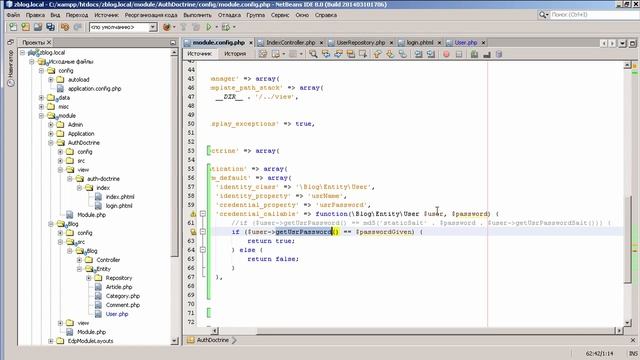 #38 Zend Framework 2: Дорабатываем сущность User №2 смотреть онлайн