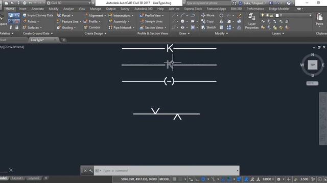 AutoCad Civil 3D Create Linetypes смотреть онлайн