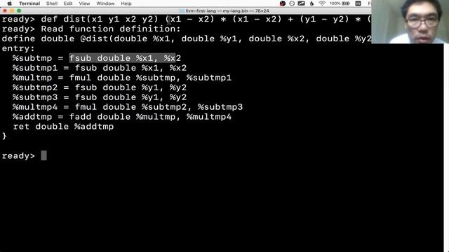 LLVM Tutorial #11: Playing with REPL смотреть онлайн