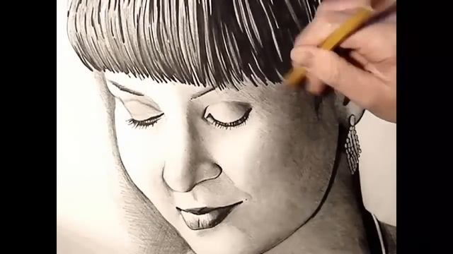 Speed painting. Graphite. Portrait. Monolena. Скоростное рисование. Графика. Портрет. смотреть онлайн