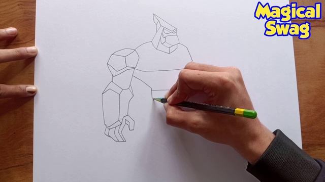 How to Draw Diamondhead from Ben 10 Omniverse || Easy Step by Step смотреть онлайн
