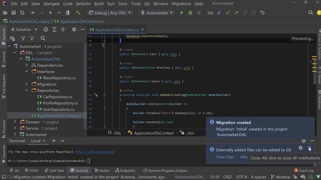 ПЕРВАЯ МИГРАЦИЯ В ПРОЕКТЕ. УРА! смотреть онлайн