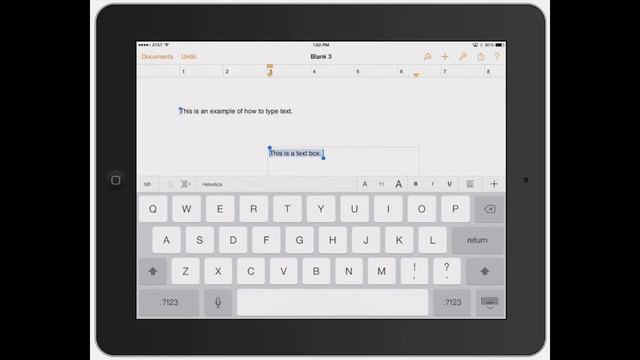 Pages for iPad: Adding text to word documents on iPad смотреть онлайн