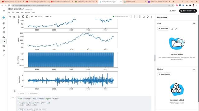 Stock Market Prediction using ARIMA смотреть онлайн