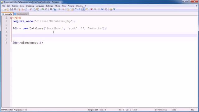 051 MySQL Database Example Part 2 | PHP Object Oriented Programming Projects смотреть онлайн