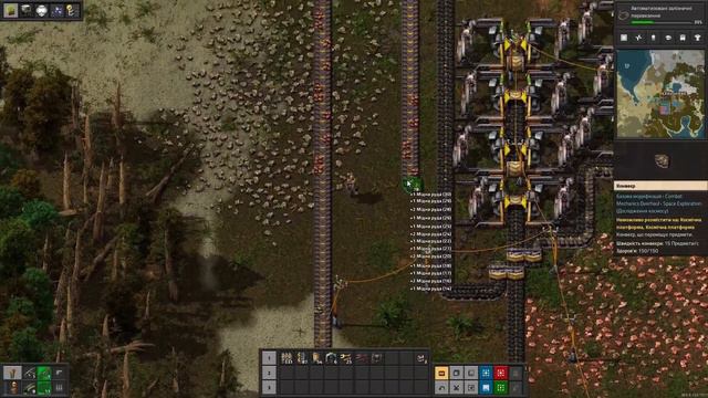 Прохождение Space Exploration №3 | КОНВЕЙЕРЫ И СТЕКЛОТАРА | FACTORIO смотреть онлайн