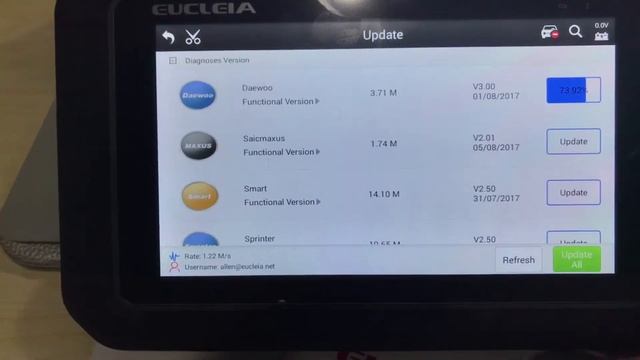 TabScan S7W update operation --intelligent ,easy using diagnostic tools смотреть онлайн