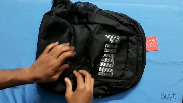 Unboxing Puma plus backpack IND | Black смотреть онлайн