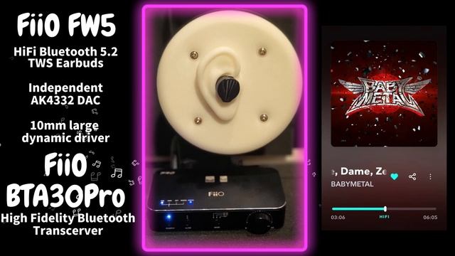 【Sound Demo】FiiO FW5 & BTA30 PRO ♪"イジメ、ダメ、ゼッタイ - Ijime,Dame,Zettai"_BABYMETAL смотреть онлайн