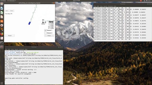 Object motion tracking (curve linear) using UKF (Autonomous System) смотреть онлайн