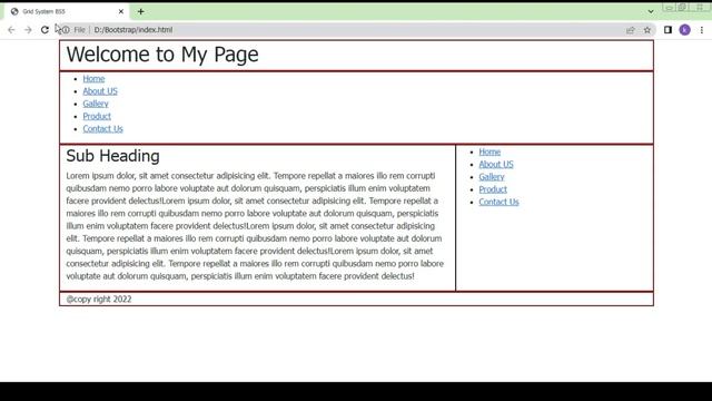Grid System In Bootstrap 5 - Rows & Columns - Grid Layout (Hindi / Urdu) Part-2 смотреть онлайн