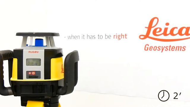 Niveau laser rotatif de chantier LEICA Rugby CLH - Comment utiliser la fonction ALERT HI смотреть онлайн
