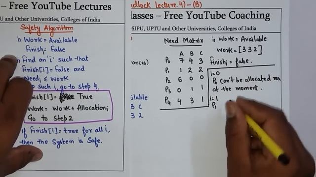 L34: Banker’s Algorithm Solved Example to Find Safe Sequence | Operating System Complete Course смотреть онлайн
