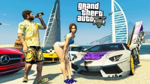 МАЙКЛ ПОЛЕТЕЛ В ДУБАЙ С ДЕВУШКОЙ РЕАЛЬНАЯ ЖИЗНЬ В ГТА 5 МОДЫ #40! ОБЗОР МОДА GTA 5 видео игра mods