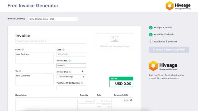 How to Use the Free Invoice Generator смотреть онлайн
