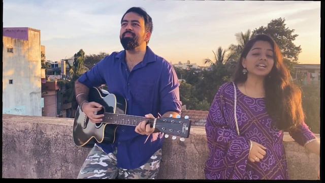 Ondra Renda Aasaigal - Couple Guitar Cover | Bombay Jayasri | Kaaka Kaaka | Chords in Description смотреть онлайн