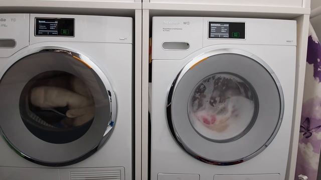 Miele WMV960 WPS + Miele TMV840 WP In Aktion!!