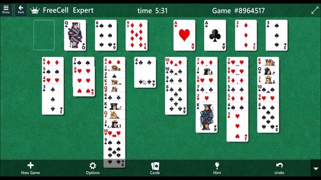 Microsoft Solitaire Collection - Freecell - Game #8964517 смотреть онлайн