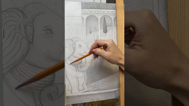 Как рисовать эскизы для больших картин. Монументальная живопись. Разработка эскизов для фрески. смотреть онлайн
