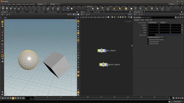Базовый курс Houdini #03 - Связи между нодами в OBJ контексте смотреть онлайн