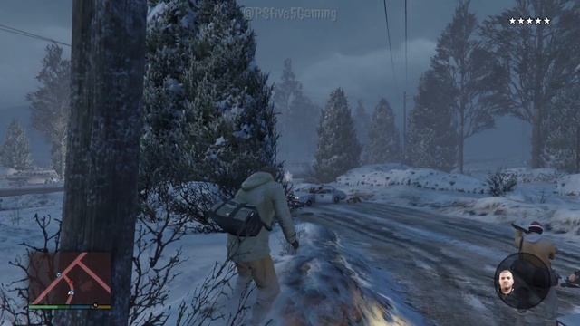 GTA 5 - First Bank Robbery Scene | #ps5 #gameplay смотреть онлайн