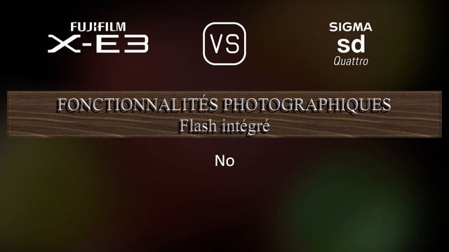 Fujifilm X-E3 vs. Sigma sd Quattro: Une Comparaison de Caractéristiques смотреть онлайн