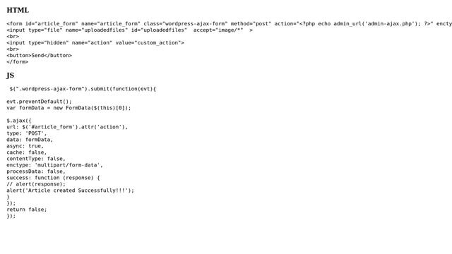 Wordpress: WordPress AJAX File Upload - FrontEnd (4 Solutions!!) смотреть онлайн