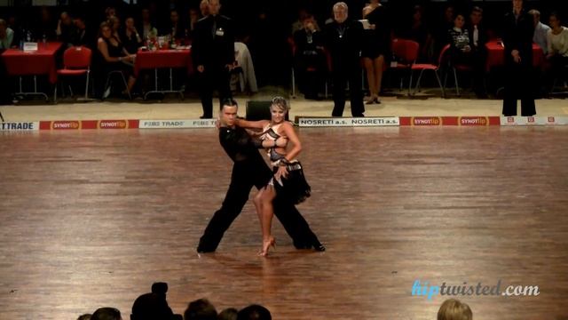 Stanislav Nikolaev - Elena Ziuziukina, Czech Dance Open 2012, WDSF WO latin, final - rumba смотреть онлайн