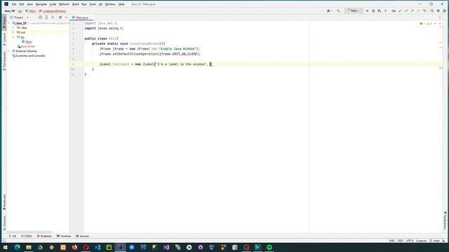 HOW TO CREATE A SIMPLE WINDOW IN JAVA USING JFRAME | NO COMMENTARIES | JAVA CODE смотреть онлайн